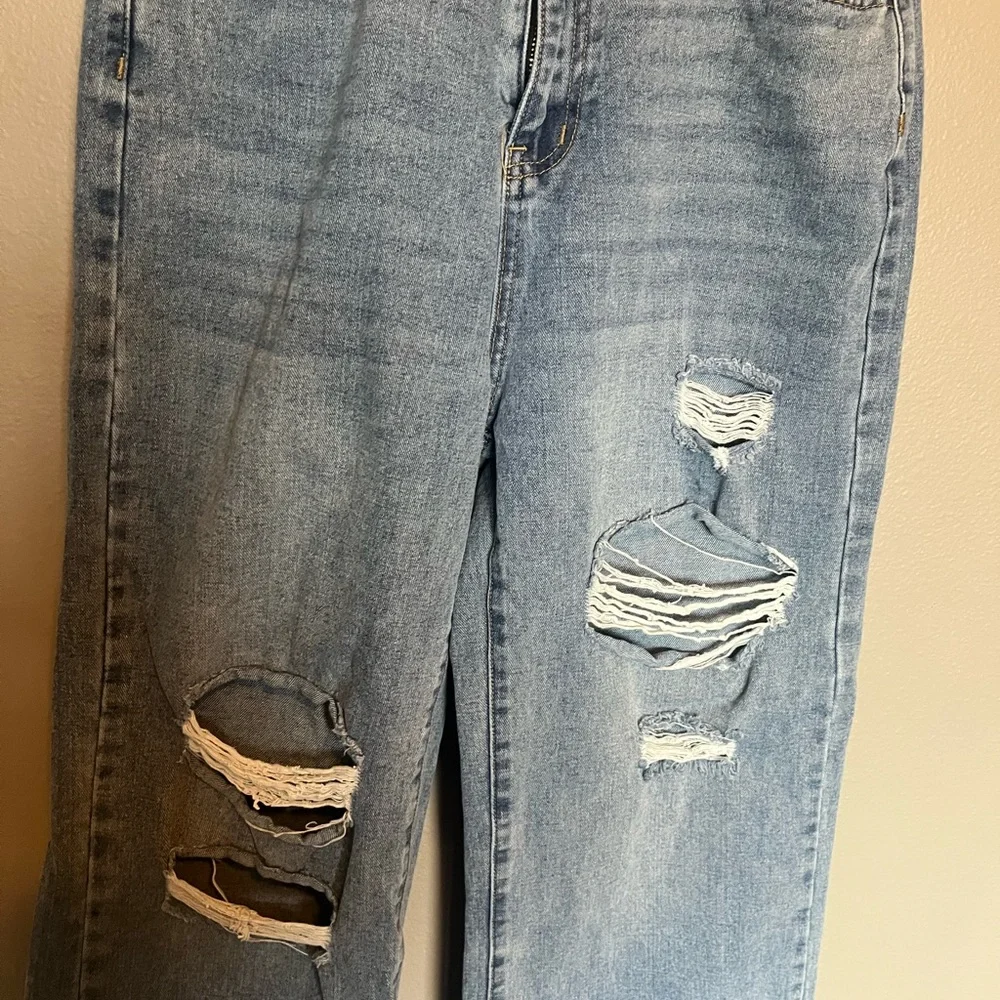 Cider Blue Ripped‎ Boyfriend Jeans